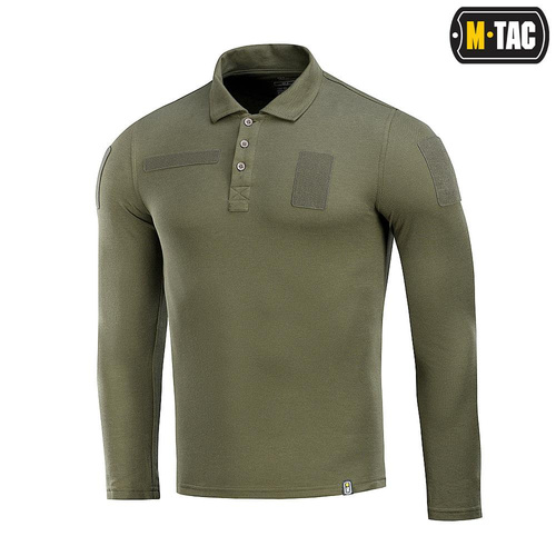 M-Tac - Tactical Polo Shirt with Long Sleeves - Army Olive - 80021062