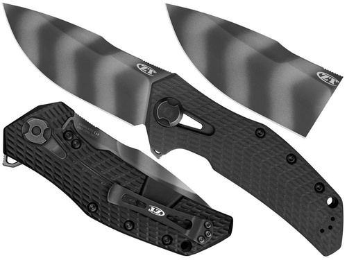 Zero Tolerance - Folding Knife 0308 - CPM 20CV - Black/Tiger Stripe - 0308BLKTS