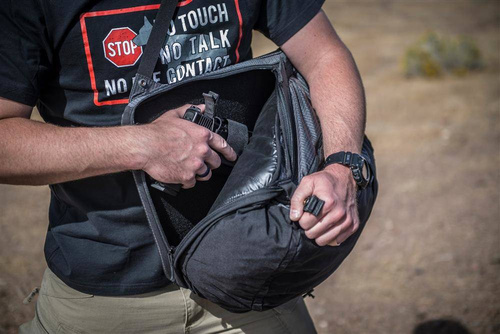 Helikon - Inverted Pistol Holder Insert - Gray Melange - IN-PIH-NL-M3