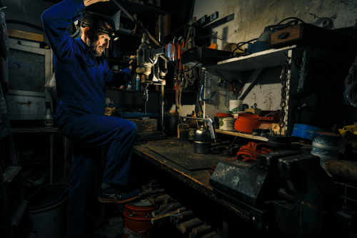 Ledlenser - Headlamp H7R WORK Rechargeable - 1000 Lumens - 4800 mAh - Black - 502195 