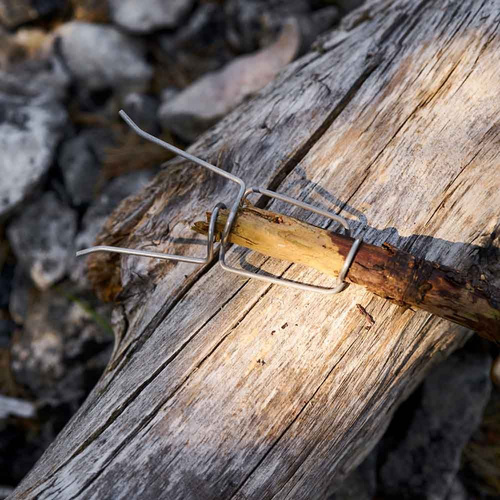 Light My Fire - Grandpa's FireFork 2-pack BIO Campfire Skewers - SandyGreen / DustyPink - 2302011313