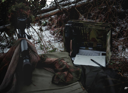 Modestone - Military Waterproof Snipers Logbook - 148 x 210 mm - Green - SLOGC53SMIL