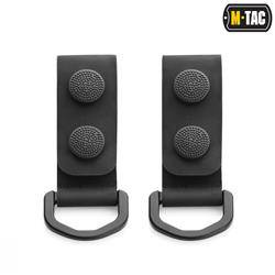M-Tac - Tactical Belt D-ring - 2 pieces - Black - 20426002