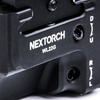 NEXTorch - Weapon Flashlight with Laser - 650 lm - Aluminum - Black - WL22R