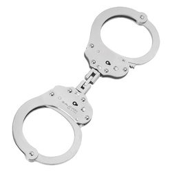 Alcyon - Steel Handcuffs Virola - Double Locking - Silver - 5230-X