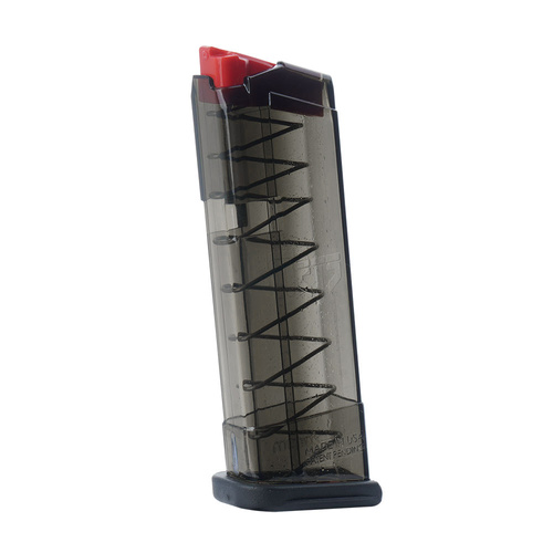 ETS - Polymer Magazine For Glock 43 - 9x19 mm - 9 rounds - Carbon Smoke Series - SMK-GLK-43-9