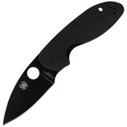 Spyderco - Efficient™ G-10 Black / Black Blade PlainEdge™ Knife - C216GPBBK