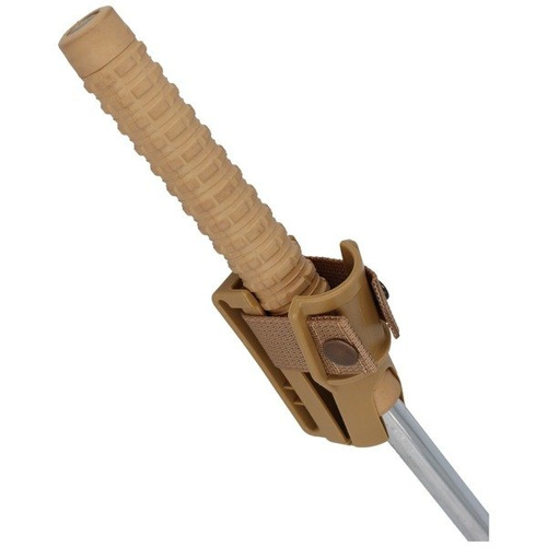 ESP - Hardened expandable baton with holder - 21'' - Extra Grip handle - Desert / Chrome - EXB-21H CHR DESERT BH-02