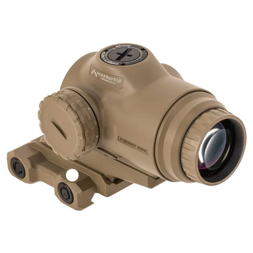 Primary Arms - Prismatic Sight SLx - 3x - ACSS Raptor IR Red - FDE - PA-SLX-3XMP-RAPTOR-5YP-FDE