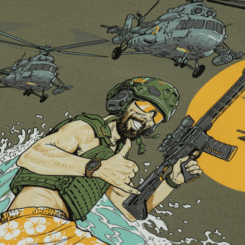 M-Tac - Surf Club T-Shirt - Light Olive - 80062038