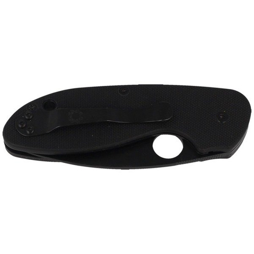 Spyderco - Efficient™ G-10 Black / Black Blade PlainEdge™ Knife - C216GPBBK