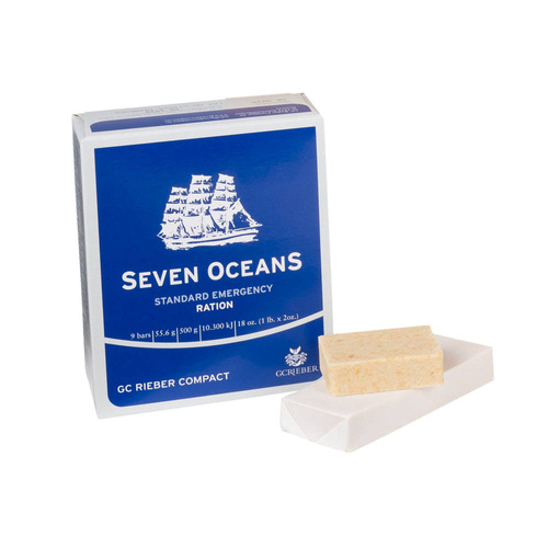 GC Rieber - Seven Oceans Emergency Ration - 2450 kcl - Set of 24 pieces