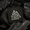 M-Tac - Laser cut Valknut square patch - Black / Grey - 51162211