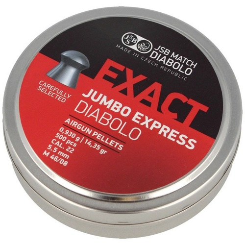 JSB - Exact Jumbo Express Pellets 5.52mm - 500 - 546277-500