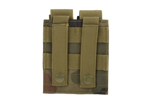 GFC Tactical - Double Pistol Magazine Pouch - MOLLE - Nylon - Wz. 93 PL Woodland - GFT-19-011404