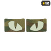 M-Tac - Tiger Eyes Laser Cut Patches - Pair - MultiCam - 51140008