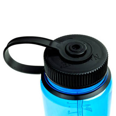 Nalgene - Water Bottle 16 oz Wide Mouth Sustain - 53mm Thread - 500ml - Blue - 2020-1816