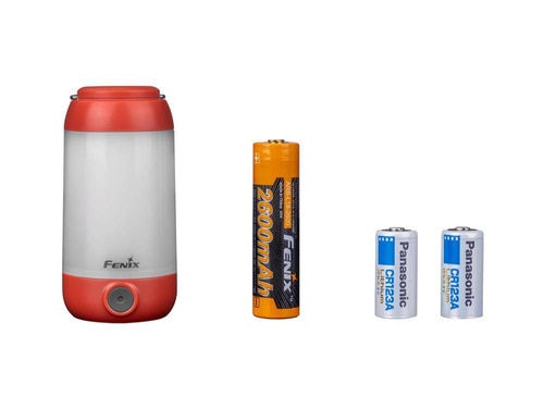 Fenix - Camping LED Flashlight - 2600 mAh 3.6V - Red - CL26R