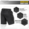 M-Tac - Aggressor Tactical Shorts - Polycotton - Rip-Stop - Black - 20018002