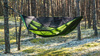 Lesovik - Hiking Hammock DRAKA with Mosquito Net and Suspension SNEKA - Treetop Green