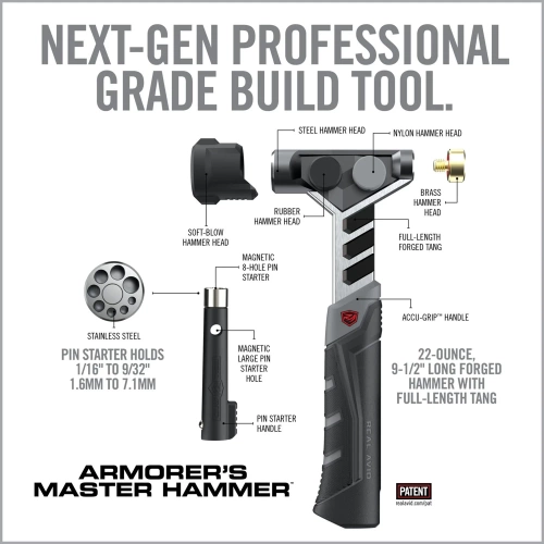 Real Avid - Toolset Armorer’s Master Hammer and Accu-Punch Standard Pin Punch Set - AVAMHAPS