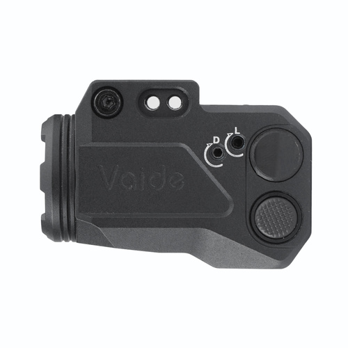 Vaide - Tactical Weapon LED Flashlight with Laser Compact Scrapper Combo - 500 lm - Black - VAPLL-G01