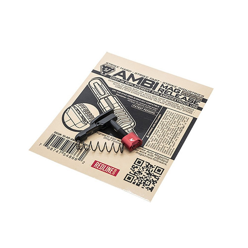 Strike Industries - AMBI AR-15 Ambidextrous Magazine Catch - Red - SI-AR-AMBI-MR-RED