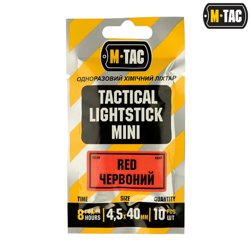 M-Tac - Lightstick Chemical Lighting - 4.5х40 - Red - 711500425-R