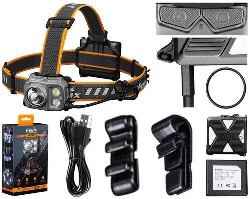 Fenix - LED Headlamp 16R with 3000 mAh Battery - 1250 lumens - HP16R
