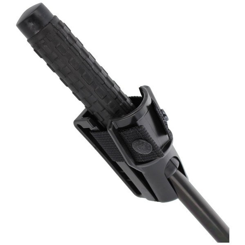 ESP - Non-hardened expandable baton with holder - 16" - Anti-slip handle - Black - ExB-16N BLK BH-02