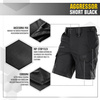 M-Tac - Aggressor Tactical Shorts - Polycotton - Rip-Stop - Black - 20018002
