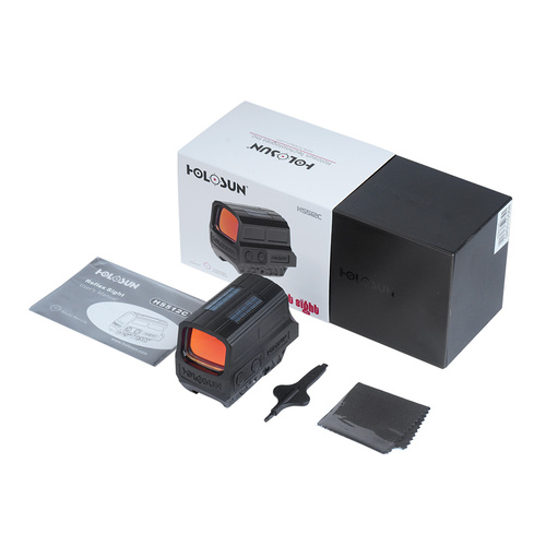 Holosun - HS512C Switchable Multi Reticle Enclosed Reflex Sight - Solar Panel