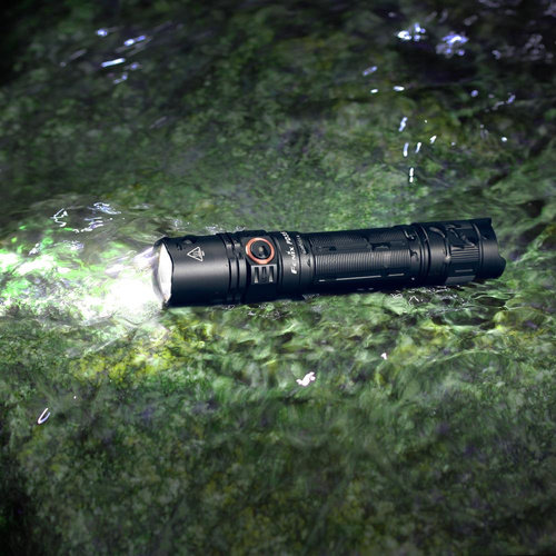 Fenix - Tactical LED Flashlight Rechargeable - 1700 Lumens - 2600 mAh - Black - PD35 V3.0