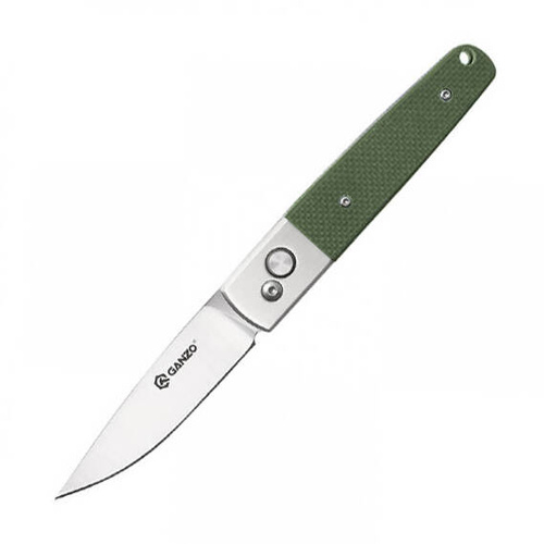 Ganzo - Folding Knife Firebird EDC G7211 - Button Lock - Green - G7211-GR