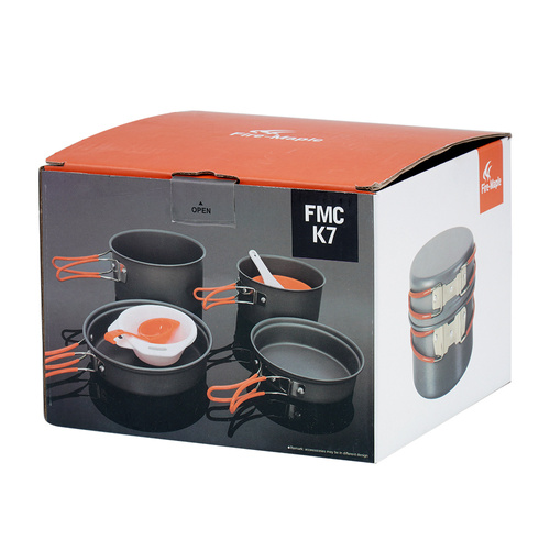 Fire Maple - Tourist Cookware - Set of 4 Dishes - FMC-K7