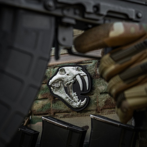 M-Tac - Old Tiger Patch - PVC - White - 51001201