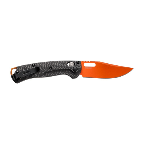 Benchmade - 15533OR-01 Mini Taggedout Folding Knife - CPM MagnaCut - Orange/Black - 15533OR-01