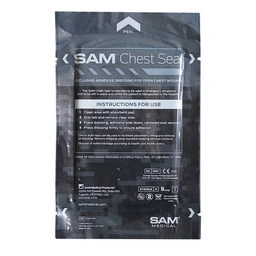 SAM Medical - SAM® Chest Seal - 2 pcs - CS201-EN