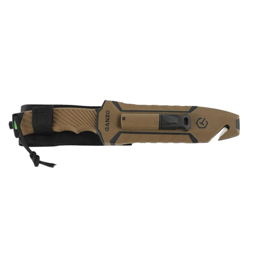 Ganzo - Firebird Survival Knife with Tinder-box - Full Tang - G8012V2-DY