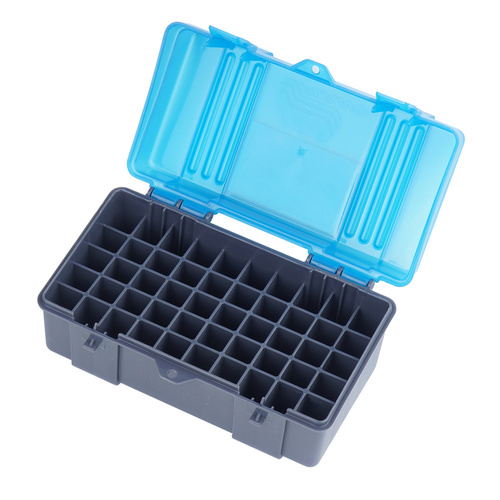 Plano - Carbine Ammunition Box - .22 caliber - Cap. 50 rds. - Polymer - Blue - 122850