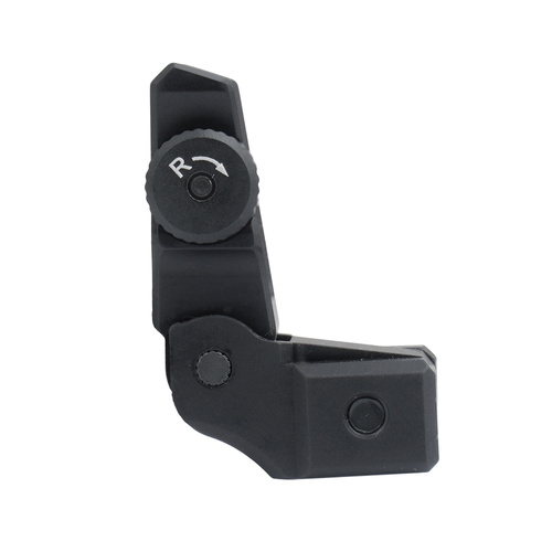 UTG - Spring-loaded Low Profile AR15 Super Slim Flip-Up Rear Sights - Picatinny - Black - MNT-955