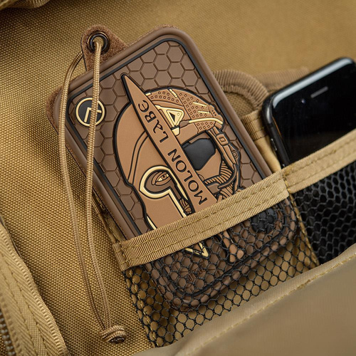 M-Tac - Morale Patch - Molon Labe Ace Jacquard - Coyote / PVC - 51127005