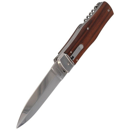 Mikov - Automatic spring knife Predator Wood with 4 blades - 241-ND-4/KP