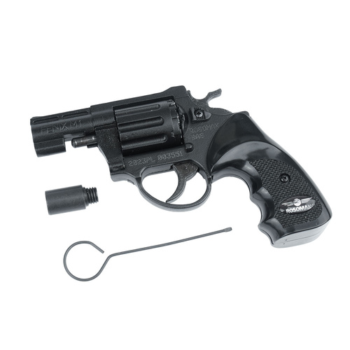 Rosomak - Starter Revolver Mod. FENIX M1 - 9-shot - 6 mm Long / 6 mm Short - Black