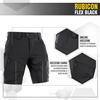 M-Tac - Tactical Shorts Rubicon Flex - 4-Way Stretch - YKK - Black - 20070002