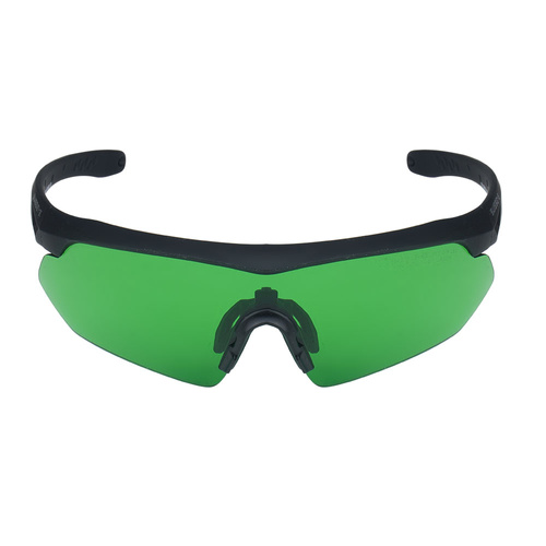 Swiss Eye - Shooting Glasses Nighthawk Pro - Laser Lens 694/830-860/1064 - Black - Green Visor - 40471