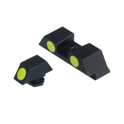 Vector Optics - Fiber Optic Sights Combo - Glock - Short - Green - SCIS-06
