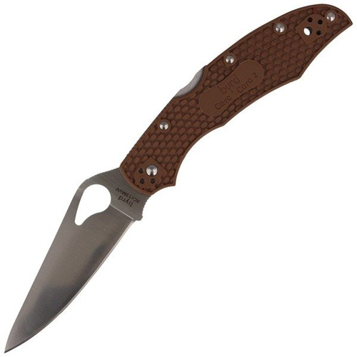 Spyderco - Byrd Cara Cara™ 2 FRN Brown Knife - BY03PBN2