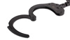 Alcyon - Steel handcuffs with loop - Double lock - Black - 5230-B