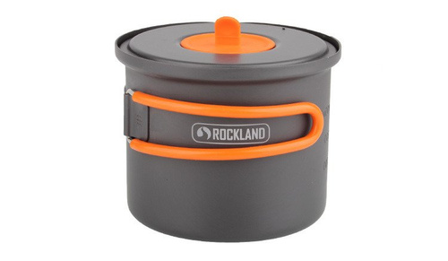 Rockland - Aluminum tourist pot Travel Light with a lid - 600 ml
